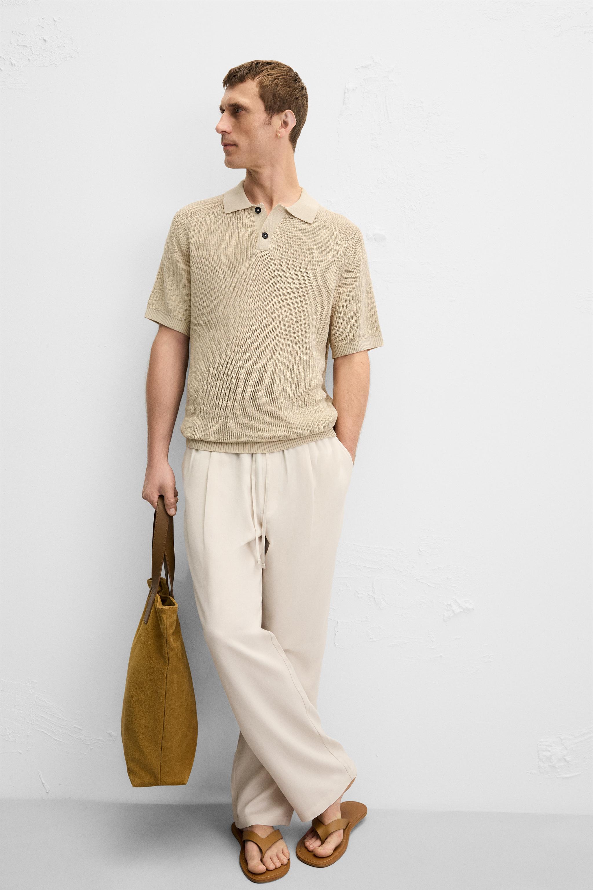 RELAXED FIT LYOCELL PANTS